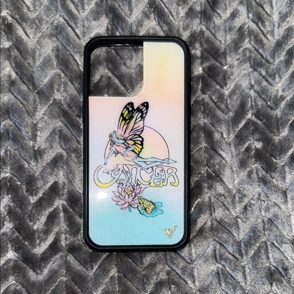 WildFlower Cancer Zodiac Butterfly Phone Case - Multicolor